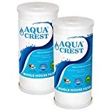 AQUA CREST 5 Micron 10' x 4.5' Whole House Replacement Water Filter for Culligan GE FXHTC, RFC-BBSA, W50PEHD, GXWH40L, GXWH35F, GNWH38S, Dupont WFHD13001, Pentek R50-BB, Pack of 2