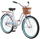 Schwinn Destiny Women's Cruiser Bike, Single Speed, 24' Wheels, Purple