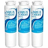 AQUACREST NSF 53&42 Replacement MSWF Refrigerator Water Filter, Compatible with GE MSWF SmartWater 101821B 101820A (Pack of 3)