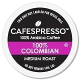 CAFESPRESSO 100% Colombian Blend for K Cup Keurig 2.0 Brewers, 42Count, Medium Roast Single Serve Coffee Pods, 42Count (Packaging May Vary)