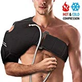 NatraCure Hot/Cold & Compression Shoulder Support 6032 - (Left/Right Shoulder Brace)