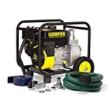 Champion 2-Inch Gas-Powered Semi-Trash Water Transfer Pump with Hose and Wheel Kit