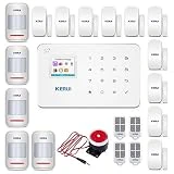 KERUI G183 Wireless 3G GSM Home Security Alarm System DIY Auto Dial Burglar Alarm Kit,APP Control by Text,not Support WiFi and/or Landline