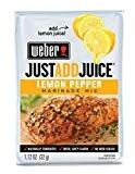 Weber Just Add Juice Marinade Mix, Lemon Pepper, 1.12 Ounce, Pack of 4