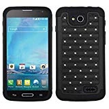 Asmyna FullStar Protector Cover for LG D415 Optimus L90 - Retail Packaging - Black