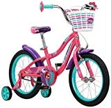 Schwinn Jasmine Girl's Bike with Training Wheels, 16' Wheels, Pink