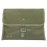 OLEADER Tactical Laptop iPad Sleeve Tablet Case Pouch with Molle System Nylon 10.5 Inches,Green