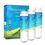 Waterdrop NSF 53&42 Certified Refrigerator Water Filter, Compatible with GE MSWF, 101820A, 101821B, 101821-B, Advanced , Pack of 3
