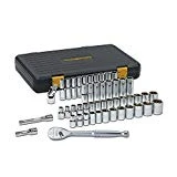 GEARWRENCH 49 Pc. 1/2' Drive 6 Point 120XP Standard & Deep SAE/Metric Mechanics Tool Set - 80700P
