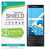(2-Pack) RinoGear BlackBerry PRIV Screen Protector Case Friendly Screen Protector for BlackBerry PRIV Accessory Full Coverage Clear Film
