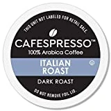 CAFESPRESSO Italian Roast Blend for K Cup Keurig 2.0 Brewers, Dark Roast Single Serve Coffee Pods, (Packaging May Vary),0.39 Ounce (Pack of 80)