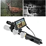 BESTSIGHT Night Vision Scope for riflescopes with Night Scope Hunting Camera and 5' Screen,Without Rifle Optic