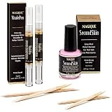 Bundle: Cuticle Oil Pen For Nails & Simply Peel Liquid Latex for Nails - Mess Free Mani & Pedi - Magique VitalePen & Magique SecondSkin