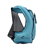 OMOUBOI Adult Inflatable Swim Vest Life Jacket for Snorkeling