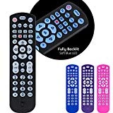 GE Universal Remote Control, Backlit, for Samsung, Vizio, Lg, Sony, Sharp, Roku, Apple TV, RCA, Panasonic, Smart TVs, Streaming Players, Blu-Ray, DVD, Simple Setup, 4-Device, Black, 40081