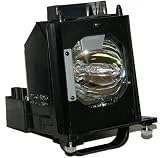 Mitsubishi Replacement Lamp with Housing and Original Philips Bulb for WD-60735; WD-60737; WD-6