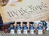 LEGO Revolutionary War era George Washington and The Continental Army Colonial Soldiers