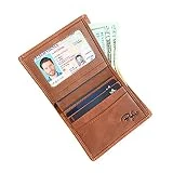 Slim Vertical Bifold (Brown)