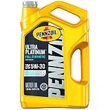 Pennzoil Ultra Platinum Full Synthetic 5W-30 Motor Oil (5-Quart, Case of 3)