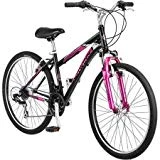 26 Schwinn Sidewinder Womens Mountain Bike, Matte Black/Pink