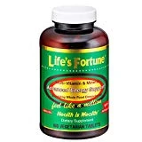 Life's Fortune Multivitamin & Mineral 180 Tablets, All Natural Energy Source Supplying Whole Food Concentrates, Antioxidants, Amino Acids, Enzymes, Trace Minerals & All Daily Essential Vitamins