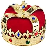 Royal Jeweled King's Crown - Costume Accessory