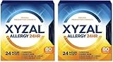 Xyzal Allergy 24HR - 80 Count Tablets Per Box - Pack of 2 Boxes