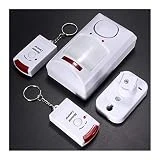 Mostbest Home Security System Indoor Outdoor Weather-Proof Siren Window Door Sensors Motion Sensor Alarm with Remote Control, Wireless Home Hotel Garage Shop Burglar Door Alarm System