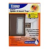 TERRO T3220 Refillable Spider & Insect Trap Attracts Pests with Hydro-tech Lure – Includes 2 Traps & 8 Glue Boards
