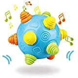 Baby Music Shake Dancing Ball Toy, BPA Free Bouncing Sensory Developmental Ball for Boys and Girls