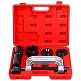 Goplus 4 in 1 Ball Joint Service Tool Kit 2WD & 4WD Remover Installer w/ 4-Wheel Drive Adapters