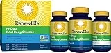 Renew Life Adult Cleanse - Total Body Cleanse for Men & Women - 2-Part, 14-Day Program - Dairy & Soy Free - 140 Vegetarian Capsules