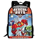Jigbais Kids School Bags Tra-NSF-Orme-rs Res-cUE Bo-TS Backpacks Student Bookbag for Boys Girls