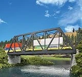 Walthers Cornerstone HO Scale Model Modernized Double-Track Railroad Truss Bridge Kit Collectable