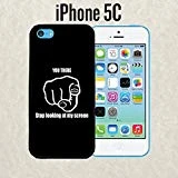 iPhone Case Stop looking for iPhone 5c Plastic Black (Ships from CA) With Free .33 mm Premium Tempered Glass Screen Protector