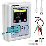 Longruner 1.8 inch Colorful Display Pocketable Multifunctional TFT Backlight Transistor LCR-TC1 Tester for Diode Triode Capacitor Resistor Transistor LCR ESR NPN PNP MOSFET (Multi Tester)
