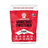 Lakanto Monkfruit 1:1 Sugar Substitute, Keto, Non-GMO (Classic White, 1 Pound)