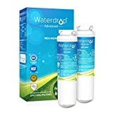 Waterdrop NSF 53&42 Certified Refrigerator Water Filter, Compatible with GE MSWF, 101820A, 101821B, 101821-B, Advanced, Pack of 2