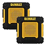 DEWALT DXFRS220 1 Watt Wearable Heavy Duty Walkie Talkies - Shock Resistant, Long Range & Rechargeable Two-Way Radio (2 Pack)