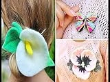 Do It Yourself Felt Flowers Accessories And Polymer Clay Butterfly Brooch