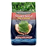 Pennington 100526671 Smart Seed Sun and Shade Grass Seed, 7 LBS