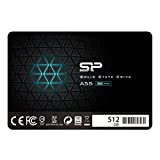 Silicon Power 512GB SSD 3D NAND A55 SLC Cache Performance Boost SATA III 2.5' 7mm (0.28') Internal Solid State Drive (SP512GBSS3A55S25)