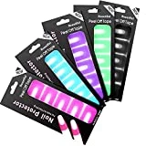 150 Pieces U-shape Nail Polish Protector Spill-proof Stickers Peel off Nail Stickers for Nail DIY
