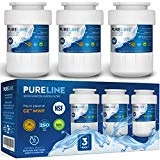 GE MWF Certified Water Filter Replacement. Compatible GE Models: MWF, MWFA, MWFP, MWFAP, MWFINT, GWF, GWF01, GWF06, GWFA, HWF, HWFA, FMG-1, SmartWater, GSE25GSHECSS, 197D6321P006.-by PURELINE (3 Pack)