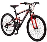 Mongoose Status 2.2 26' Wheel men's bicycle, 18'/medium frame size, black (R5500B)