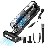 YHNJI Handheld Vacuum Cordless, 5000Pa Powerful Suction Portable Hand Car Vac,(Lightweight, Wet&Dry) for Car and Home