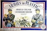 American Civil War Confederate Infantry (20) 1-32 Armies in Plastic