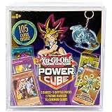 Yu-Gi-Oh! Cards Power Cube - 5 Rares | 5 Battle Decks | A Figure Hanger | Factory Sealed Packs | 75 Common Cards, (Model: B07H1FRKKX)